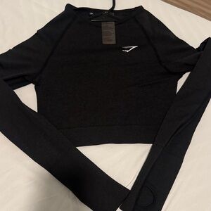 Gymshark Black Long Sleeve Women's Tee